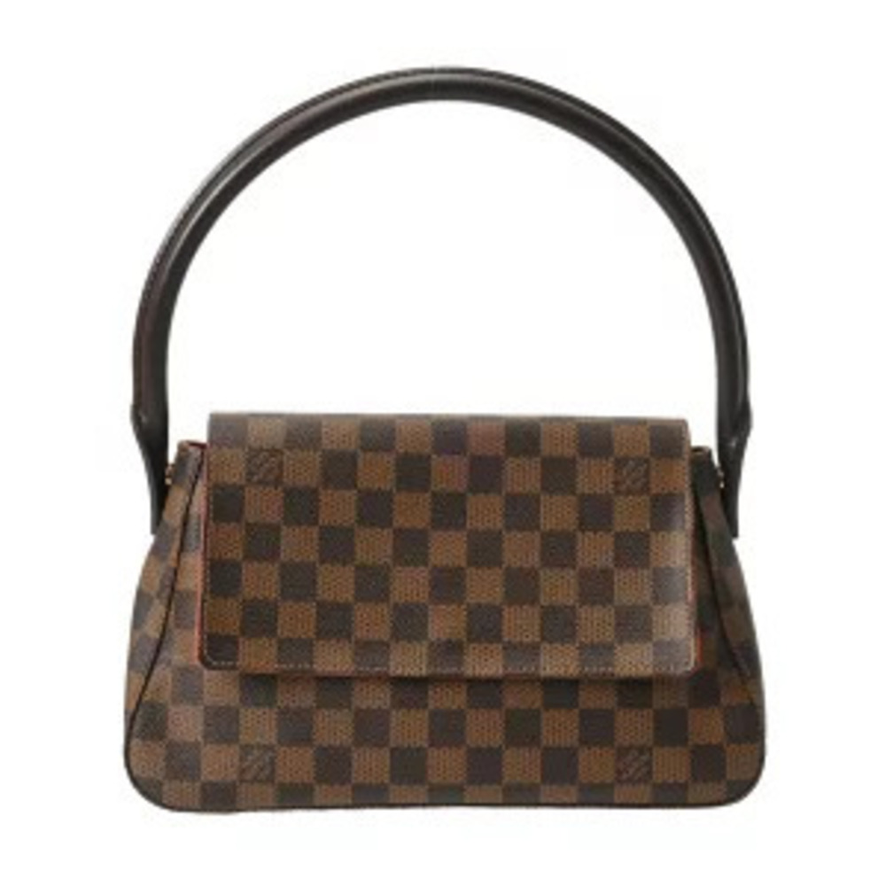 Louis Vuitton Damier Looping Brown Canvas Shoulder Bag
